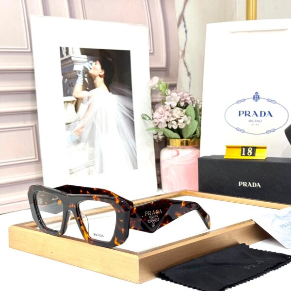 Prada Full Leopard Acetate Women’s Optical Frame