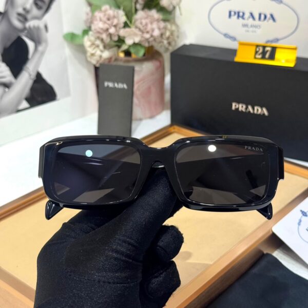 Prada Rectangua Full Black Premium Unisex Sunglass