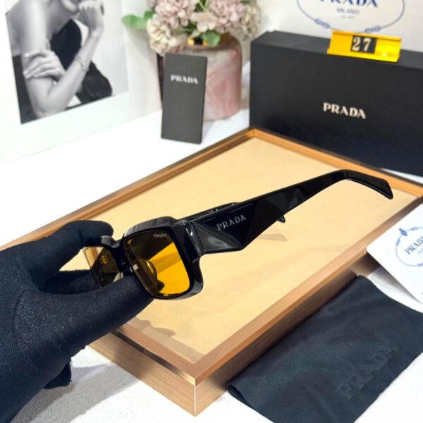 Prada Rectangua Full Yellow Premium Unisex Sunglass