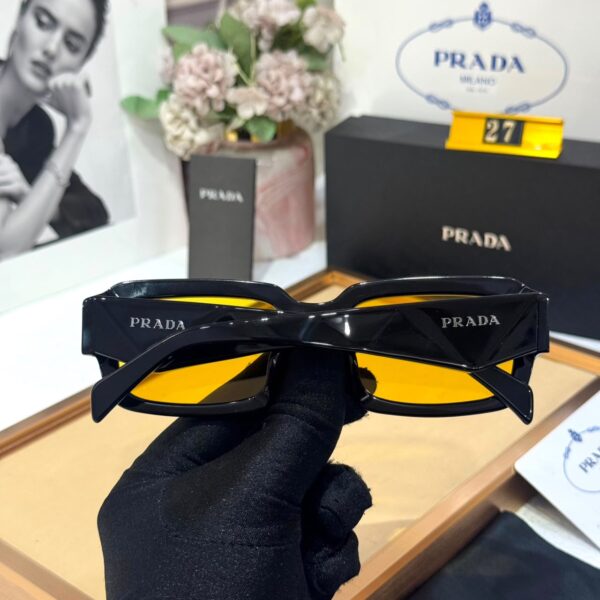 Prada Rectangua Full Yellow Premium Unisex Sunglass
