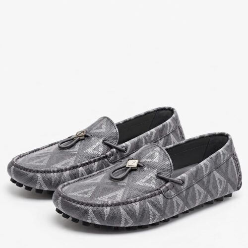 Dior Mocassin Grey Diamond CD Loafer