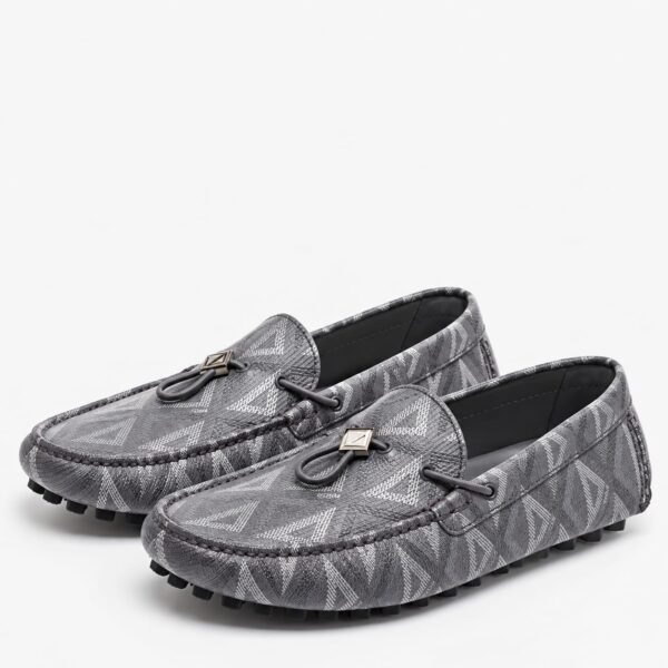 Dior Mocassin Grey Diamond CD Loafer