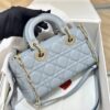 Dior Lady D-Joy Light Blue Premium Hand Bag (With Double Box)