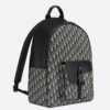 Christian Dior Beige and Black Saddle Zip Backpack