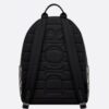 Christian Dior Beige and Black Saddle Zip Backpack