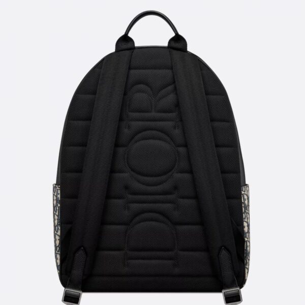 Christian Dior Beige and Black Saddle Zip Backpack