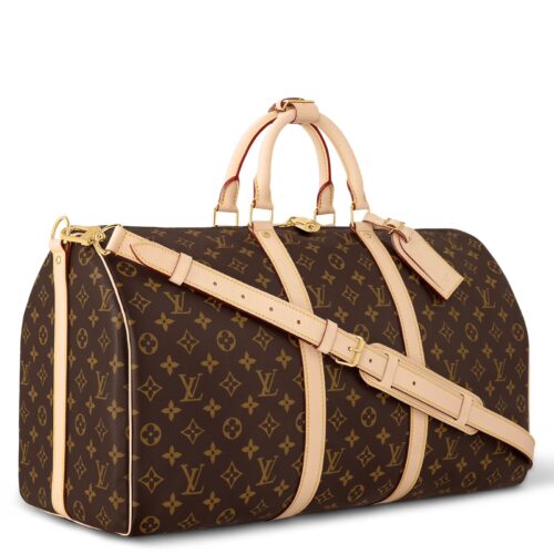 Louis Vuitton Keepall Bandouliere 50 Coffee Mono Duffle Bag