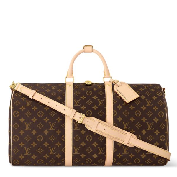 Louis Vuitton Keepall Bandouliere 50 Coffee Mono Duffle Bag