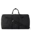 Louis Vuitton Keepall Bandouliere 50 Black Damier Duffle Bag