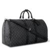 Louis Vuitton Keepall Bandouliere 50 Black Damier Duffle Bag