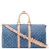 Louis Vuitton Keepall Bandouliere 50 Denim Duffle Bag