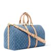 Louis Vuitton Keepall Bandouliere 50 Denim Duffle Bag
