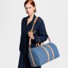 Louis Vuitton Keepall Bandouliere 50 Denim Duffle Bag