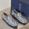 Dior Mocassin Grey Diamond CD Loafer