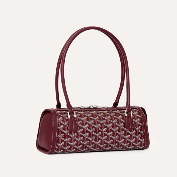 Goyard Bonbonniere Burgundy Bag (With Box)