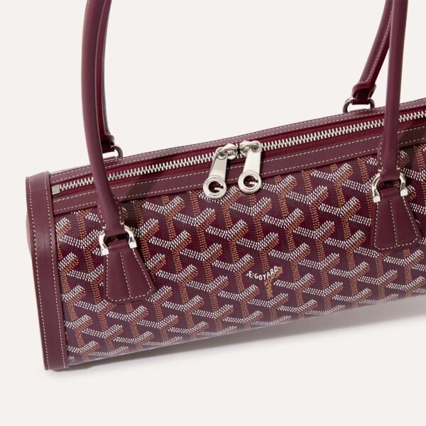 Goyard Bonbonniere Burgundy Bag (With Box)