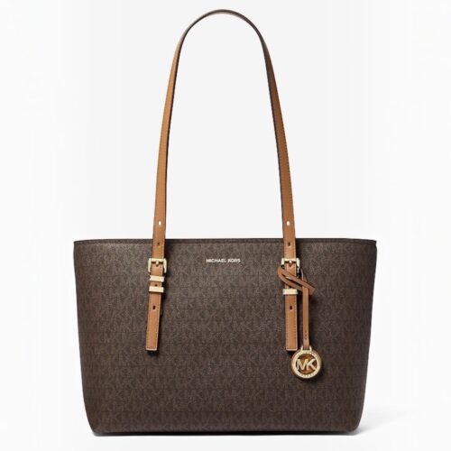 Michael Kors Coffee Brown Quinn Signature Tote