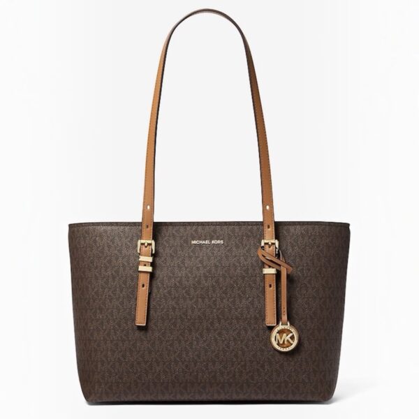 Michael Kors Coffee Brown Quinn Signature Tote