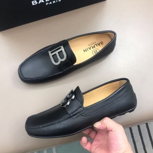 Balmain Classic Black Mocassin