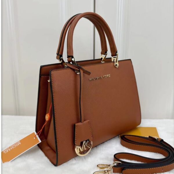Michael Kors Marilyn Saffiano Brown Handbag