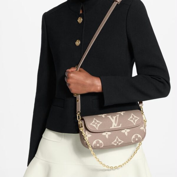 Louis Vuitton Wallet On Chain Bicolor Monogram Shoulder Bag (With Double Box)