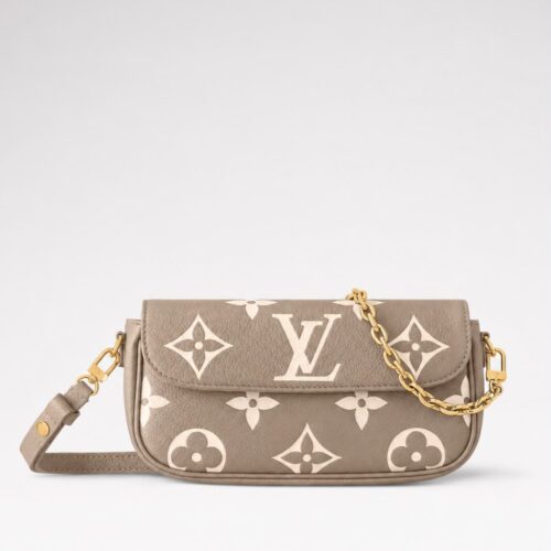 Louis Vuitton Wallet On Chain Bicolor Monogram Shoulder Bag (With Double Box)