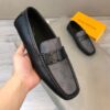 Louis Vuitton Carlo Black Grey Mocassin