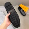 Louis Vuitton Carlo Black Grey Mocassin
