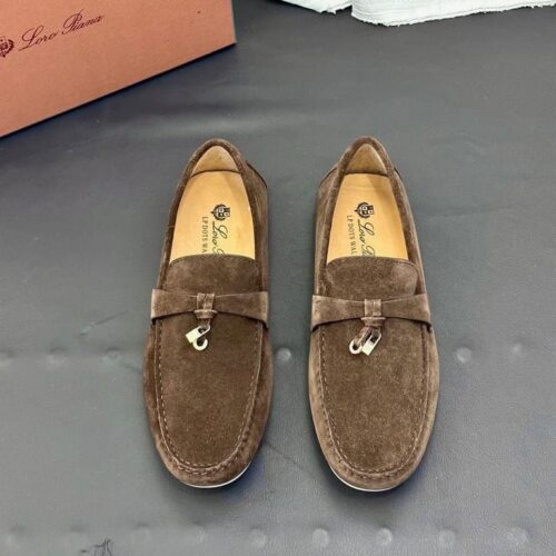 Loro Piana Summer Walk Suede Mocassin