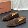 Loro Piana Summer Walk Suede Mocassin