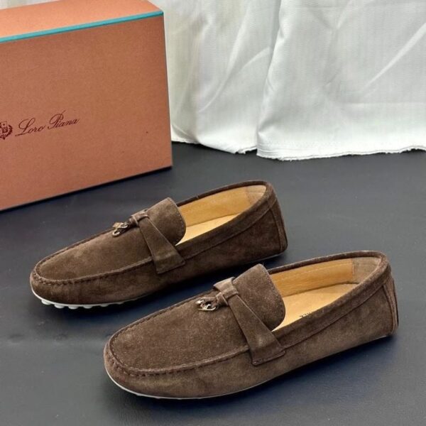 Loro Piana Summer Walk Suede Mocassin
