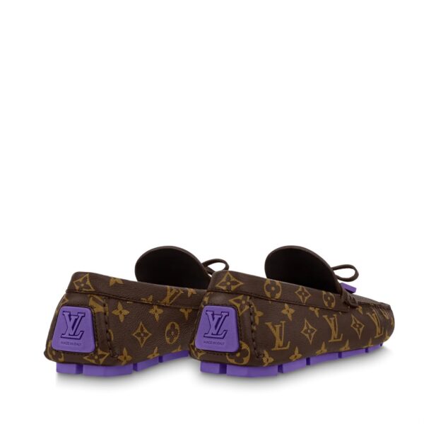 Louis Vuitton Driver Coffee Monogram Mocassin