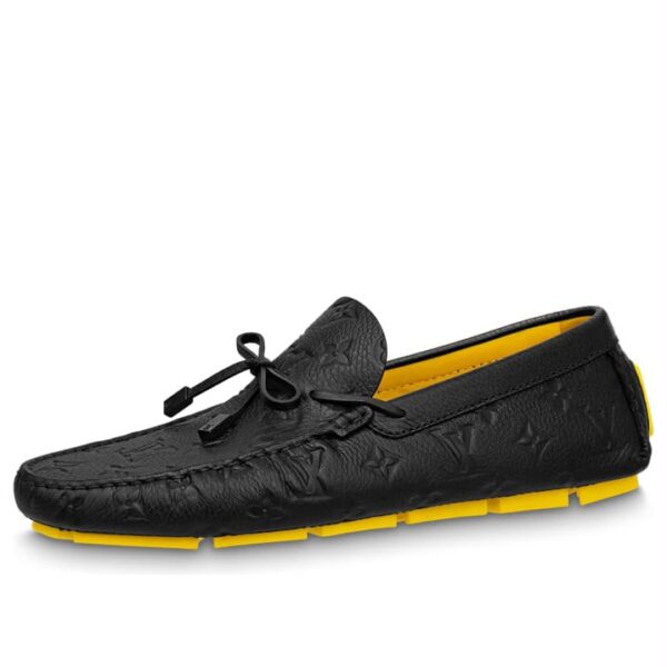 Louis Vuitton X Yayoi Kusama Black Mocassin