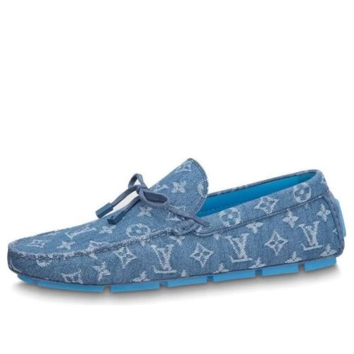 Louis Vuitton Driver Denim Mocassin