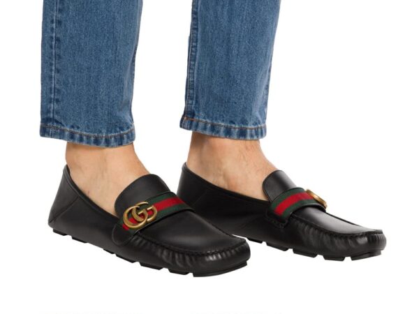 Gucci Noel Driver Black Mocassin