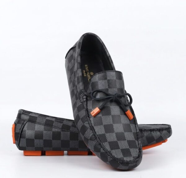 Louis Vuitton Driver Black Damier Mocassin