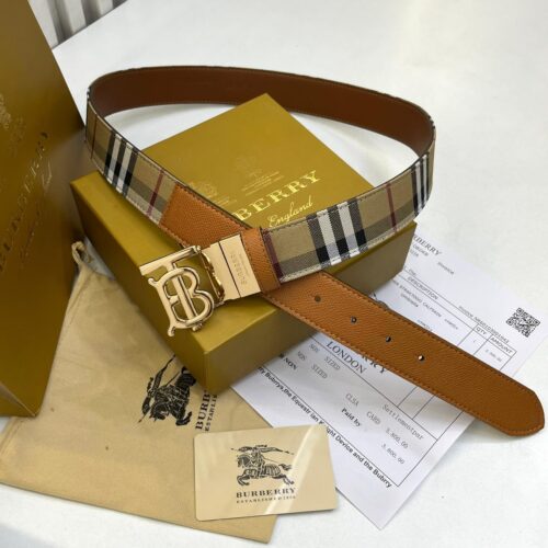 Burberry Check Reversible Men’s Belt