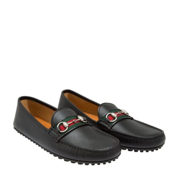 Gucci Horsebit Driver Black Mocassin