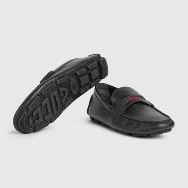 Gucci Web Black Mocassin