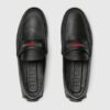 Gucci Web Black Mocassin