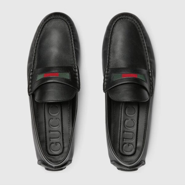 Gucci Web Black Mocassin