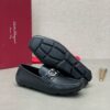 Salvation Ferragamo Gancini Black Mocassin