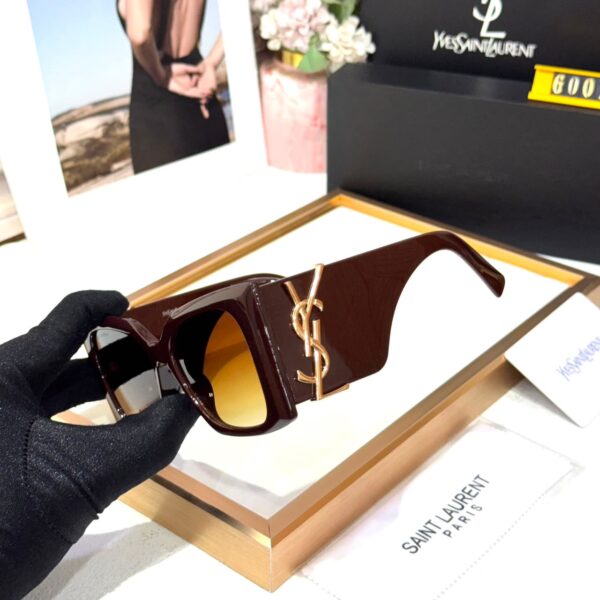 YSL Blaze Coffee Oversized Women’s Sunglass