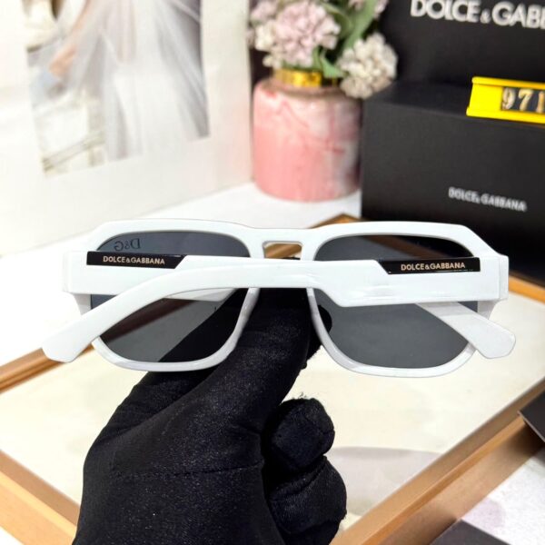 Dolce & Gabbana White Men’s Wayfarer Sunglass