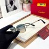 Cartier Blue Rimless Rectangular Men’s Sunglass