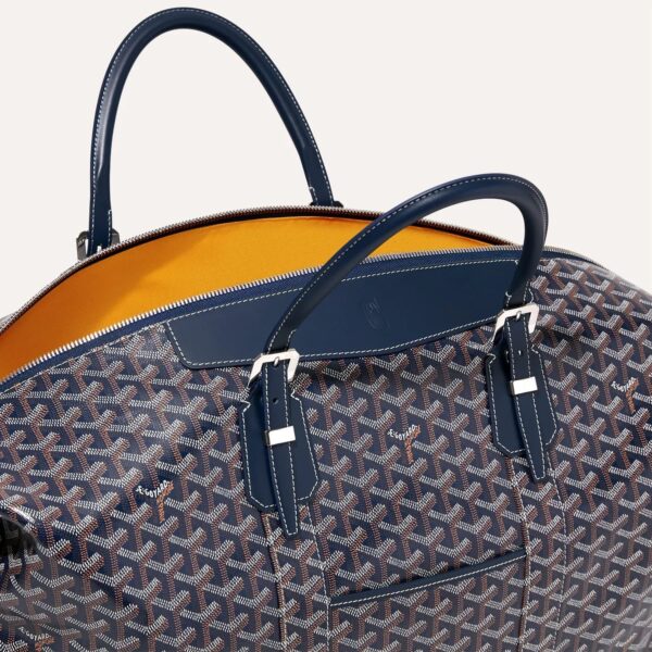Goyard Bowling 55 Blue Duffle
