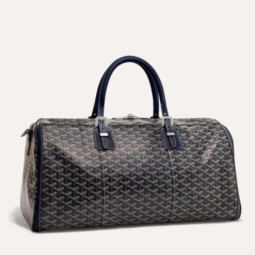 Goyard Croisiere 50 Blue Duffle Bag