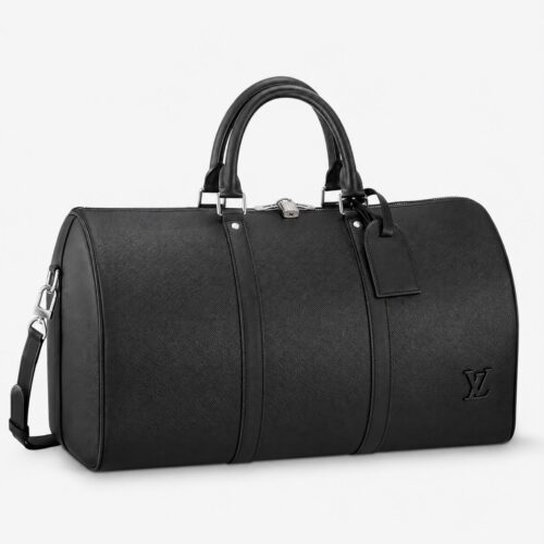 Louis Vuitton Keepall Bandouliere 50 Black Duffle Bag