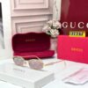 Gucci Oval Wine GG Glass Women’s Sunglass