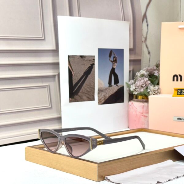Miu Miu Dark Gray Cat Eye Women’s Sunglass
